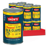 Snow's Ocean Chopped Clams 51 oz Can - Thoughtful Pantry Gift for Home Cooks and Seafood Lovers