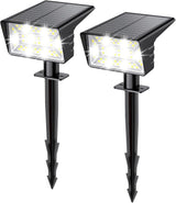 Aogek Solar Spot Lights 4 Pack — Thoughtful Housewarming Gift for Homeowners Who Love Their Yard
