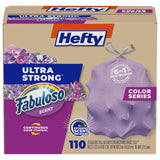 Hefty Ultra Strong Tall Kitchen Trash Bags 13 Gallon, Scent-Infused Odor Control – Keep Your Cooking Space Smelling Clean and Inviting, 110 Bags