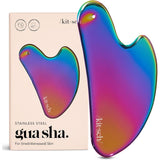 Kitsch Stainless Steel Gua Sha Tool – Mindful Bath Time Wind-Down for Lymphatic Drainage