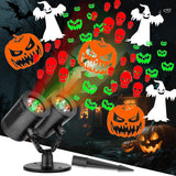 LUMIORA WinterGlow Snowflake Projector – Camping and Outdoor Dining Ambiance, IP65 Weatherproof Rotating LED