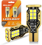 SEALIGHT T10 168 2825 LED Bulb 6000K White – Low-Heat, No-Burn Dome and Trunk Light Upgrade for Family Vehicles