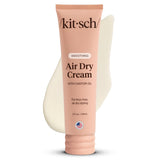 Kitsch Smoothing Air Dry Cream – Daily Self-Care Ritual for Curly Hair, Coconut Oil Hydrating Cream