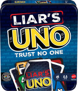 Mattel Games Liar's UNO Card Game for Focus Breaks – Strategy Card Game to Sharpen Critical Thinking Skills, Ages 7+