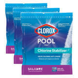 Clorox® Pool&Spa™ Chlorine Stabilizer for Saltwater Pools, Gentler on Skin and Eyes for Worry-Free Swim Wellness, 4LB