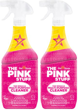 Stardrops Pink Stuff Streak-Free Multi-Surface Spray 750ml Triple Pack – Streak-Free Desk, Monitor, and Shelf in Minutes