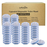 RefreshSupply Hands-Free Toilet Bowl Pads – Pet-Friendly Home Bathroom Sanitation, 60-Pack Refill for Clorox Wand