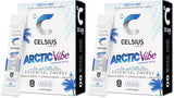 CELSIUS® On-the-Go Powder Sticks Arctic Vibe for Hiking and Camping, Portable Caffeine Packets
