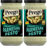 Prego Creamy Roasted Garlic Pesto – Tree-Nut-Free Pizza and Pasta Sauce for Lunchbox Leftovers