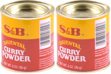 S&B Oriental Curry Powder 3 Oz – Single-Tin 17-Spice Blend for an Uncluttered Spice Rack