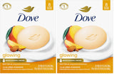 Dove Beauty Bar Glowing Mango & Almond Butter – Dermatologist-Recommended Bar for Sensitive, Reactive Skin