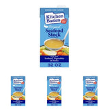 Kitchen Basics Seafood Stock – Clean-Label Pantry Staple for Gluten-Free Home Cooking, 32 oz