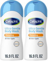 Cetaphil Ultra Gentle Relaxing Body Wash – Hypoallergenic Daily Shower for Sensitive, Allergy-Prone Skin
