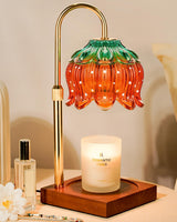 LampDepot Lotus Candle Warmer – Romantic Housewarming Gift for New Homeowners, Adjustable Height Wax Melter Lamp with Auto-Off Timer