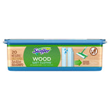 Swiffer Heavy Duty Wet Mop Cloth Refills for Clutter-Free Studio Apartment Cleaning, No Bucket Floor Mopping, 20 Count