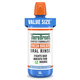 TheraBreath Fresh Breath Mouthwash – Daily Wellness Ritual for Mindful Oral Care, Gentle Non-Burning Icy Mint Formula