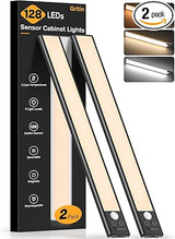 Gritin Under Cabinet Lighting - Clean Aluminum Profile Magnetic Mount for Clutter Free Countertops