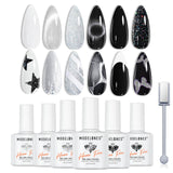 Modelones Cat Eye Magnet Set – Thoughtful Birthday Gift for Her, 10-Piece Nail Art Kit for Women and Teens