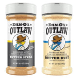 Dan-O's Outlaw Seasoning 2 Bottle Combo – Housewarming Present for the Backyard Pitmaster and Foodie Friend