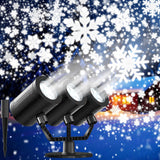 Lumora Glow Snowflake Projector Lights – Flame-Free Nursery Night Light for Baby's First Christmas