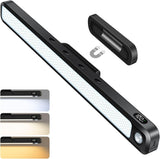 Ferswe Rechargeable LED Light Bar – Under-Cabinet Minimalist Task Light with Hidden Magnetic Mount