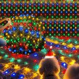 HYH Christmas Net Lights – Flameless Holiday Lighting Alternative, Cool-to-Touch 360 LED Mesh for Safer Sleep and Family Nights