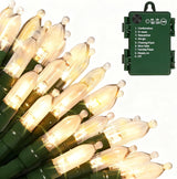Lumicharm LED Fairy Lights – Living Room Mood Decor, 50 Bulb Warm Glow String for Mantel and Window Styling