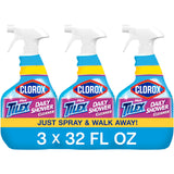 Tilex Daily Shower Cleaner – Uncluttered Bathroom Counter Care, One-Spray Solution for Tile and Glass