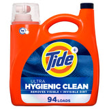 Tide Ultra Hygienic Clean Liquid Laundry Detergent for Whole-House Laundry Room Use, Original Scent 132 fl oz 94 Loads
