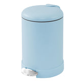 Glad 1.2 Gallon Stainless Steel Trash Can – Decorative Step Pedal Bin for Powder Rooms and Guest Bedrooms