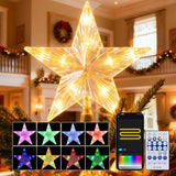 Lumicharm Minimalist Christmas Star – Clean-Lined Tree Topper for Uncluttered Modern Spaces