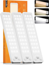 LuminBeam Rechargeable LED Bar – Cozy Bedroom Reading Glow with 3 Color Temperatures, Slim 0.6 inch Profile