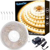 LumGlow Short-Circuit Protected LED Tape – Smoke-Free Under-Cabinet & Nursery Lighting, Cool-Touch Dimmable Strip