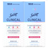 Secret Clinical Strength 100HR Deodorant – Stress Sweat Protection for Your Daily Self-Care Ritual
