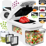 Fullstar XL Mandoline Slicer – Fast Chopping Solution for Weeknight Dinners, 5-Cup Catch Tray Vegetable Chopper