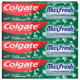 Colgate MaxFresh Cool Mint Toothpaste – Refresh Your Evening Oral Care Ritual with 10X Longer-Lasting Cool Sensation