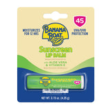 Banana Boat SPF 45 Lip Balm – Waterproof Beach & Hiking Lip Sunscreen, 0.15oz Travel Size