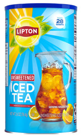 Lipton Unsweetened Iced Tea Mix – Refreshing Summer Drink for Backyard BBQs and Patio Parties
