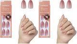 KISS imPRESS No Glue Press On Nails – Bare but Better Serenity for the Sunday Self-Care Ritual, Calm Nude Mani