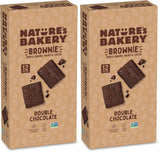 Nature's Bakery Double Chocolate Brownie Bars – Plant-Based Indulgence for Home Office and Mindful Snack Rituals, Dairy-Free
