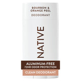 Native Deodorant Bourbon & Orange Peel – Clean Ingredient Deodorant for Sensitive Skin Users, Free from Aluminum and Parabens