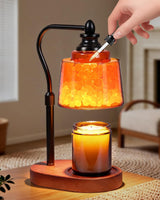 LumaGlow Himalayan Salt Candle Warmer with Timer and Dimmer – Elegant Housewarming Gift for New Homeowners, Friends, and Family