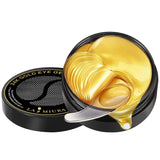 24K Gold Eye Masks - Nightly Self-Care Ritual for the Bathroom, Soothes Screen Fatigue & Puffiness