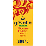 Gevalia House Blend Decaf Ground Coffee – Afternoon Focus Brew for Home Office, 12 oz Bag