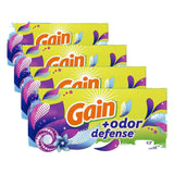 Gain Dryer Sheets Plus Odor Defense – Super Fresh Blast Scent for Bath Time Towel Softness, Long-Lasting Laundry Freshener