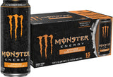 Monster Energy Orange Dreamsicle 16oz Energy Drink 15 Pack – Portable Fuel for Road Trips and Hiking