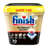 Finish Ultimate Quantum Infinity Shine Dishwasher Pods – Single-Pod Minimalist Dishwasher Detergent, No Measuring