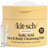 Kitsch Kojic Acid Cleansing Pads – One-Step Clutter-Free Brightening for the Modern Bathroom Vanity