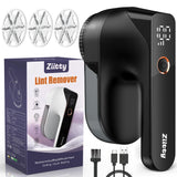 Ziitty Sweater Defuzzer – Mother's Day Gift Idea for Her, Portable Lint Remover with LCD Display