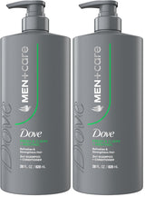 Dove Men+Care 2-in-1 Shampoo and Conditioner – Single-Bottle Hair Care for a Clean Shower Shelf, 28 fl oz
